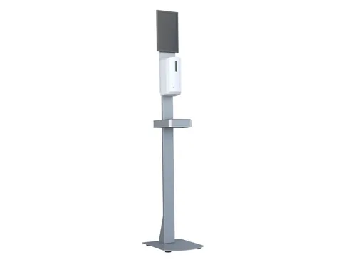 Multibrackets Desinfektionsmittelständer Hygienebox Stand weiss / 9646 - Produktkategorie: Desinfektionsmittelständer - Detailfarbe: Weiss