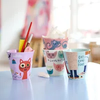 Koziol Trinkbecher Nora M Purrs Reasons 300 ml, 1 Stück, Mehrfarbig - Glas Typ: Trinkbecher - Material: Kunststoff - Detailfarbe: Mehrfarbig - Höhe: 8.9 cm - Volumen: 300 ml