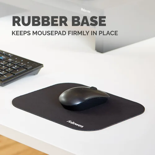 FELLOWES Mausmatte 58024 gummiert schwarz