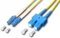 Lightwin LWL-Patchkabel Singlemode LC – SC, OS2, Duplex, 1 m - Anschluss LWL 1: LC - Anschluss LWL 2: SC - Faserqualität: OS2 - Glasfaser Ausführung: Duplex - Kabellänge: 1 m