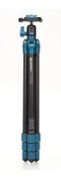 Benro SuperSlim Aluminium Stativ Kit - Höhenverstellbar: Ja - Detailfarbe: Blau - Cyan - Schwarz - Material: Aluminium - Stativ-Bauart: Dreibeinstativ - Stativgewinde: 1/4'' - Stativ-Ausstattung: Kugelkopf - Tasche