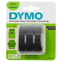 DYMO 3D-Prägeband 9mmx3m S0847730 schwarz 3 Stück