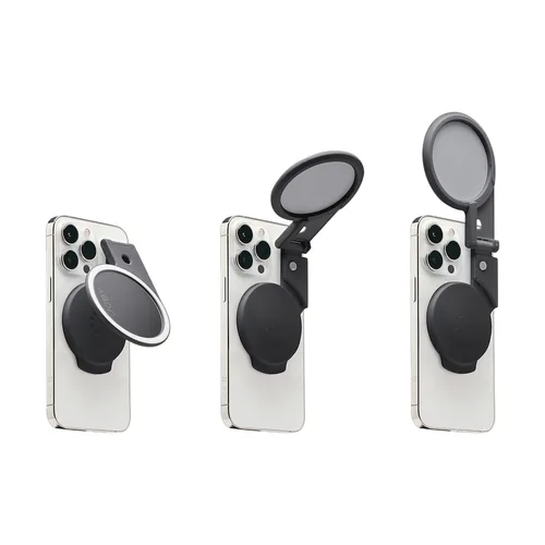 Joby Ringlicht Beamo MagSafe - Grau - Farbtemperatur Kelvin: 5600 K - Lichtfarbe: Tageslichtweiss (Kaltweiss) - Leuchtenfarbe: Grau