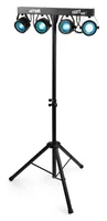 MAX PAR-Bar PartyBar 11 - Typ: PAR Bar - Leuchtmittel: LED - Ausstattung: DMX-fähig - Inkl. Fernbedienung - Inkl. Stativ