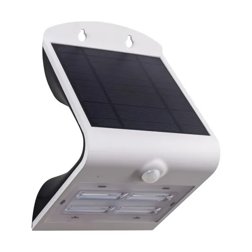 EGLO Leuchten Lamozzo LED Aussenwandleuchte IP54 Sensor weiss 4000K - Betriebsart: Akkubetrieb - Solarbetrieb - Smart Home: Nicht kompatibel - Dimmbar: nicht dimmbar - Produkttyp: Outdoor Wandleuchte - Lichtsensor (Dämmerung): Ja - Timerfunktion: Keine An
