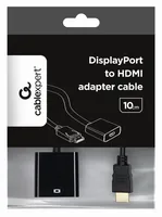 Gembird A-DPM-HDMIF-002 video cable adapter 0.1 m DisplayPort HDMI Type A (Standard) Black