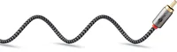 Goobay 65295 audio cable 5 m 2 x RCA Schwarz, Silber
