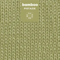 myBoshi Wolle Bamboo pistazie - Packungsgrösse: 1 Stück - Länge: 125 m - Material: Wolle - Bambus - Detailfarbe: Pistache - Nadelstärke: 4 mm - Waschbar bei: 40 °C