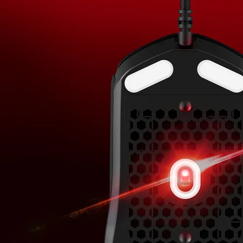HyperX Pulsefire Haste 2 Wired Black Gaming mouse Ambidestro USB tipo A 26000 DPI