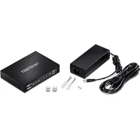 TRENDnet Switch 6 Port Gbit PoE 65W Metall