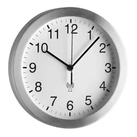TFA-Dostmann 98.1091.02 wall/table clock Round Aluminium, White