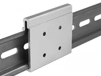 Delock Montageset Aluminium Clip 54 mm für Hutschiene - Zubehörtyp: Befestigung - Set: Ja