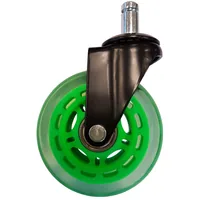 LC-Power Gaming Stuhlrollen 5er Set Grün - Detailfarbe: Grün