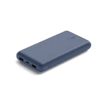 Belkin Powerbank Boost Charge 20k 20000 mAh - Akkutyp: Lithium-Ion (Li-Ion) - Akkukapazität: 20000 mAh - Detailfarbe: Blau - USB Ladeanschluss (Output): 3 - USB-C PD: Ja - Max. Output USB-C PowerDelivery: 0 W