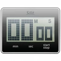 Silit Küchentimer Attimo Schwarz - Materialtyp: Kunststoff - Funktionen: Zeit - Material: Kunststoff - Detailfarbe: Schwarz - Displaytyp: Digital