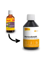 kyli Hunde-Nahrungsergänzung Mariendistelöl, 250 ml - Nahrungsergänzungstyp: Flüssig - Tierbedürfnis: Leber - Zertifikate: Keine Zertifizierung - Packungsgrösse: 250 ml - Produkttyp: Ergänzungsfutter - Cannabinoide: Keine