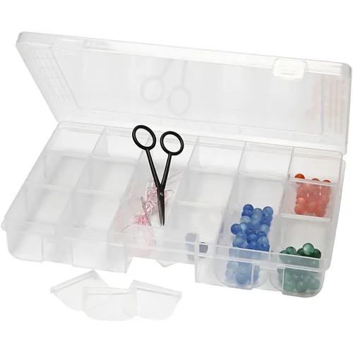 Creativ Company Aufbewahrungsbox 27 x 19 cm, Transparent - Breite: 19 cm - Höhe: 0 cm - Tiefe: 0 cm - Volumen: 0 l - Produkttyp: Aufbewahrungsbox - Verpackungseinheit: 1 Stück