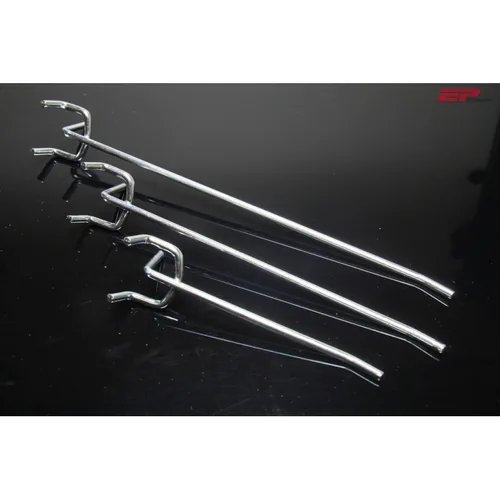 EP Einfachhaken für Lochwände, verzinkt, 25 mm/10 cm, 10 Stück - Produkttyp: Lochhaken
