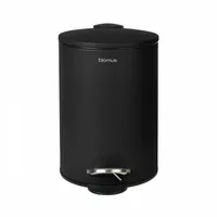 Blomus Tubo 3 L Round Plastic, Steel Black