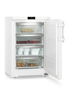 Liebherr Gefrierschrank Fe 1404 Pure Rechts - Energieeffizienzklasse EnEV 2020: E - Bauart: Freistehend - Einbaunormen: Keine - Tiefe: 60.7 cm - Einbaumodell: Nein - Gefrierfach Klassifizierung: 4 Sterne
