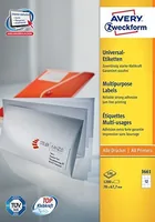 AVERY Zweckform Etiketten 3661 weiß 70,0 x 67,7 mm