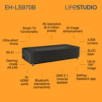 Epson EH-LS970B 4000 ANSI Lumen 3LCD UHD 4K (3840x2160)