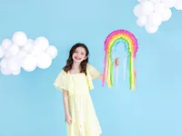 Partydeco Pinata Regenbogen, 30 x 20 x 10 cm, Mehrfarbig, 1 Stück - Motiv: Regenbogen - Detailfarbe: Mehrfarbig