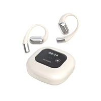 4smarts Open-Ear Bluetooth Kopfhörer SkyBuds AI Screen, beige