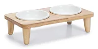 Designed by Lotte Holz Dinnerset Djeha 35 x 18 x 11.8 cm - Detailfarbe: Weiss - Tierart: Katze - Produkttyp: Futternapf