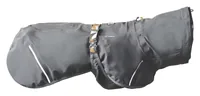 HURTTA Regenmantel Mudventure Eco Dunkelgrau, 30 cm - Hundegrösse: Kleine Rassen - Detailfarbe: Dunkelgrau - Produkttyp: Regenmantel - Tierart: Hund