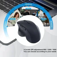 Equip Komfortmaus Wireless Dual Mode 6Btn Rechts schwarz