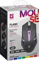 Defender FLASH MB-600L mouse Gaming Ambidextrous USB Type-A Optical 1200 DPI