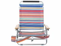 KOOR Strandstuhl Troopea mit Kühlfach, Mehrfarbig - Tiefe: 55 cm - Zielgruppe: Erwachsene - Breite: 65 cm - Breite (Packmass): 64 cm - Tiefe (Packmass): 12 cm - Höhe (Packmass): 75 cm