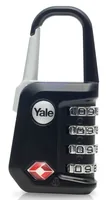 Yale Zahlenschloss TSA YTP5 31/23 Schwarz - Schlossart: Zahlenschloss - Set: Nein - Aussenanwendung: Keine Angaben