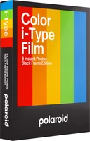 Polaroid Color i-Type Film – Black Frame Edition - Film Grösse: Polaroid i-Type - Verpackungseinheit: 8 Stück - Film Typ: Sofortbildfilm