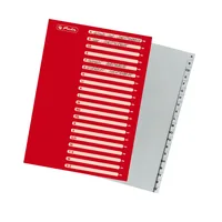 Herlitz Register 20tlg A4 PP A-Z A4