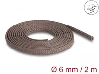 DeLOCK Braided Sleeve rodent resistant stretchable 2 m x 6 mm brown