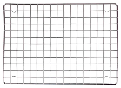 Städter Abkühlgitter Eckig, 45 x 32 cm - Material: Metall - Detailfarbe: Silber - Zusammenklappbar: Nein - Form: Eckig