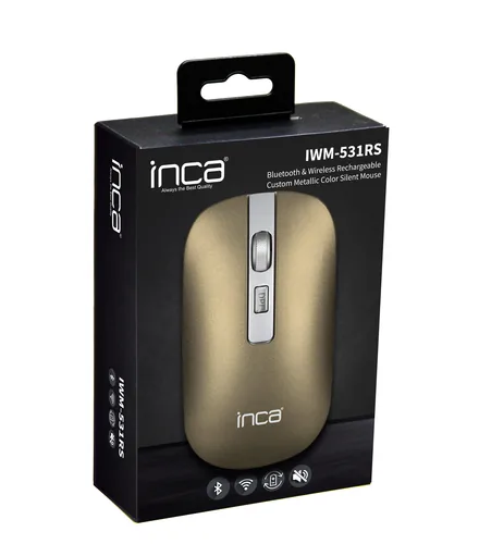 INCA Maus IWM-531RS 1600 DPI,Wrls BT, Spec Metalilic SL