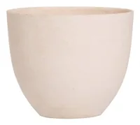 Pottery Pots Pflanzentopf Coral S, Natural White - Material: Ton - Form: Rund - Detailfarbe: Weiss - Ausstattung: Keine - Einsatzort: Innen und Aussen - Volumen: 2.5 l