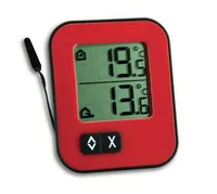 TFA Dostmann Thermometer MOXX Digital, Rot - Detailfarbe: Rot - Anwendungsbereich: Temperaturmessung - Typ: Thermometer