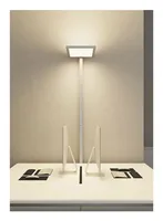 Contini Bürostehleuchte dimmbar 30W, 7500 lm, 6000K – Silber - Betriebsart: Netzbetrieb - Dimmbar: dimmbar - Lampensockel: LED fest verbaut - Farbwiedergabeindex CRI: 250 - Lichtfarbe: Kaltweiss/Tageslichtweiss (KW) - Farbtemperatur Kelvin: 6000 K