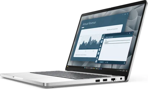 DELL Pro 14 PC14255 Copilot+ PC AMD Ryzen AI 7 350 Laptop 35,6 cm (14") Full HD+ 16 GB DDR5-SDRAM 1 TB SSD Wi-Fi 6E (802.11ax) Windows 11 Pro Platin Deutsch