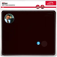 Speedlink Mausmatte NOTARY Soft Touch Schwarz - Tiefe: 103 mm - Breite: 230 mm - Detailfarbe: Schwarz - Form: Eckig - Höhe: 3 mm - Handgelenkauflage: Nein