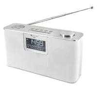 soundmaster DAB+ Radio DAB700WE Weiss - Radio Tuner: FM - DAB+ - Stromversorgung: Batteriebetrieb - Netzbetrieb - Detailfarbe: Weiss - Ausstattung: Micro-SD-Slot - Display - Schlummerfunktion - Freisprechfunktion - Typ: Portabler Radio