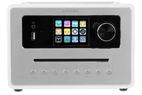 Noxon Radio/CD-Player iRadio 500 Weiss - Radio Tuner: Internetradio - FM - DAB+ - Stromversorgung: Netzbetrieb - Detailfarbe: Weiss - Ausstattung: Sleep-Timer - Schlummerfunktion - Fernbedienung - CD-Player - App - Typ: Tischradio