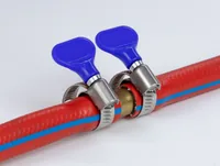 Delock Schlauchschellen-Set Edelstahl 400 SS 10-16 mm, Blau 5 Stück - Detailfarbe: Blau - Art: Schlauchschellen