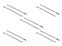 DeLOCK 018966 cable tie Beaded cable tie Polyamide Black 10 pc(s)