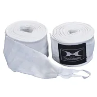 HAMMER Boxbandage Boxbandagen, elastisch 2.5m – weiss Weiss - Länge: 2.5 m - Farbe: Weiss - Schwarz - Sportart: Boxen