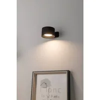 EGLO Leuchten Wandleuchte MURAGLIE LED Touch rund Schwarz - Smart Home: Nicht kompatibel - Dimmbar: dimmbar - Anwendungsbereich: Indoor - Betriebsart: Akkubetrieb - Zusätzliche Ausstattung: Berührungssensor - Tragbar - Variable Farbtemperatur - Lampensock